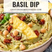 pin for avocado basil dip.