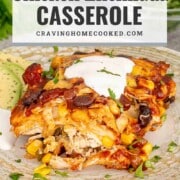 pin for chicken enchilada casserole.