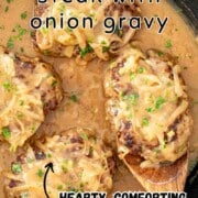 pin for poor man's steak and gravy.