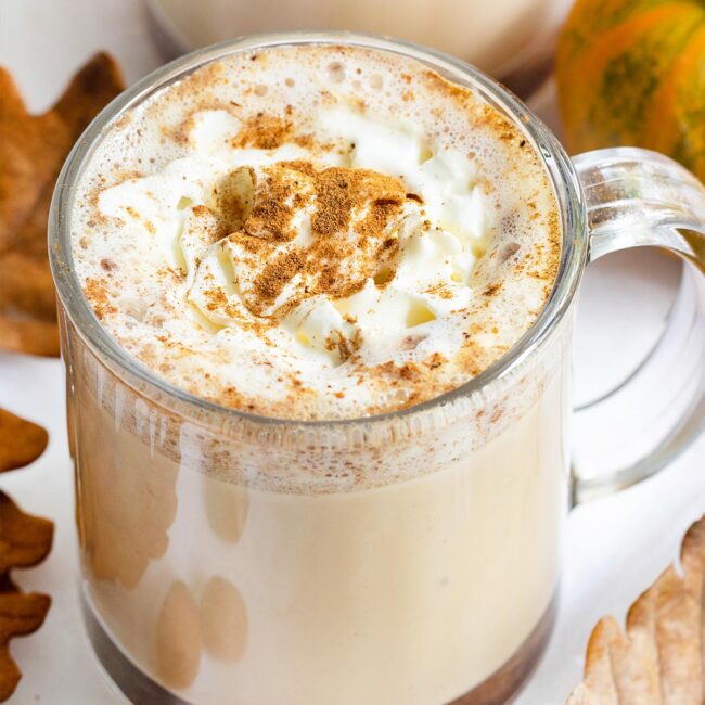 a cup of pumpkin spice latte.
