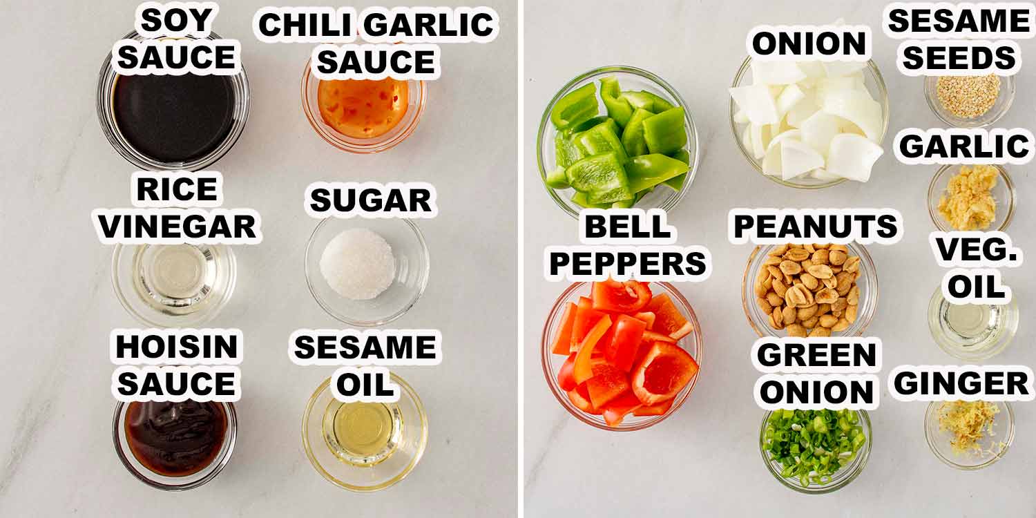 ingredients needed to make szechuan beef.