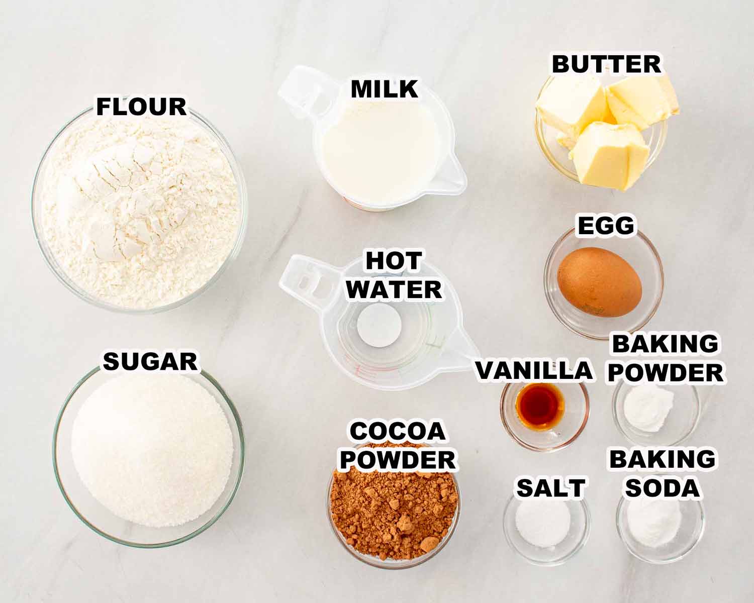 ingredients needed to make whoopie pies.
