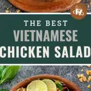 pin for vietnamese chicken salad.